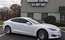 Tinted White Tesla